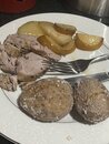 Pork Tenderloin with Salt Encrusted Potatoes (1230623)