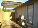 Finished Pergola and Rock Path