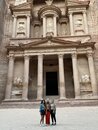 Guiding Three Swiss Girls Around Petra (977242)