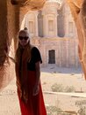 Guiding Three Swiss Girls Around Petra (977527)