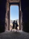 Guiding Two Dutch Girls Around Petra (977498)