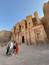 Guiding Three Swiss Girls Around Petra (978364)