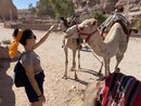 Guiding Three Swiss Girls Around Petra (978331)