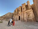 Guiding Three Swiss Girls Around Petra (978840)
