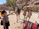 Guiding Three Swiss Girls Around Petra (978929)