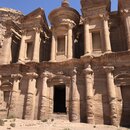 Hiking Petra to Ad Deir with Mom (994616)