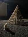 Atti with the Backyard Teepee (1165507)