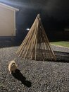 Atti with the Backyard Teepee (1170823)